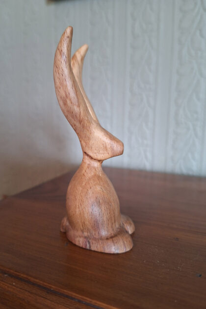 Small Ears Up Hare 9cm tall - WH3