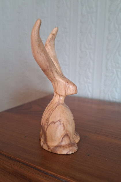 Small Ears Up Hare 9cm tall - WH5