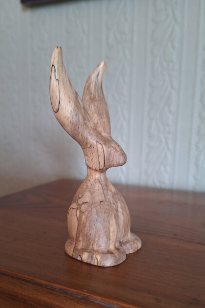 Small Ears Up Hare 9cm tall - WH7