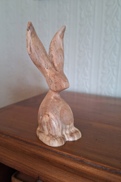 Small Ears Up Hare 9cm tall - WH9